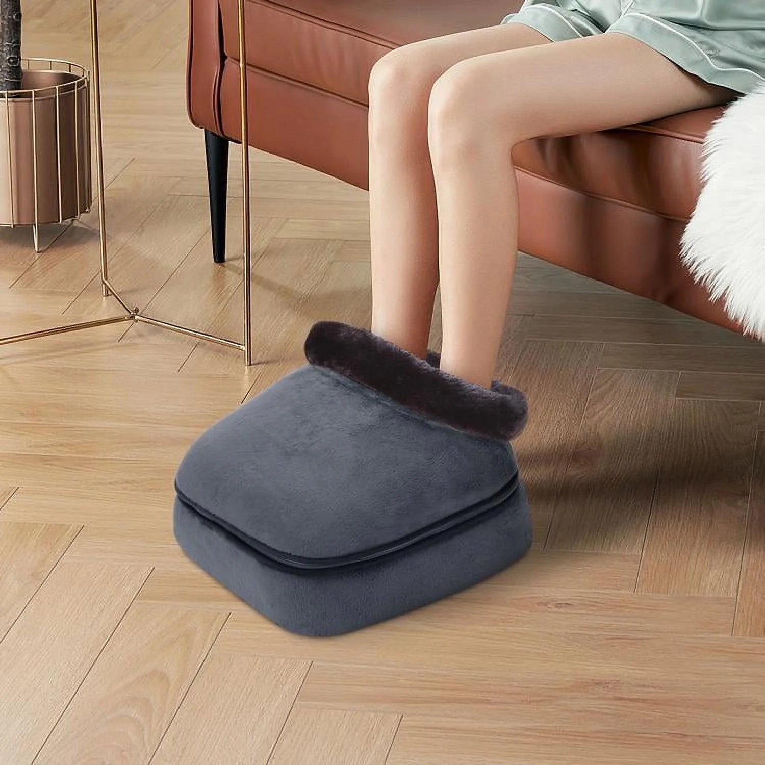 Kneading Shiatsu Foot & Back Massager with Heat, Feet Warmer Machine