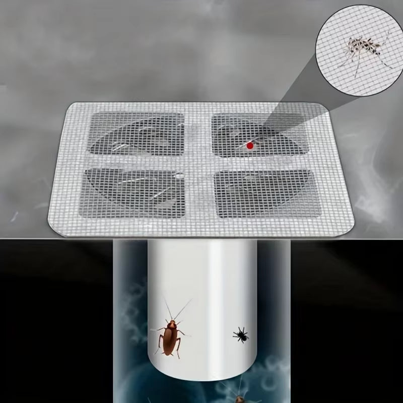 Disposable Hair Drain Catcher Mesh Anti-Blocking Filter Floor Drains Sticker Shower Cover Kitchen Bathroom Sink Strainer Stopper