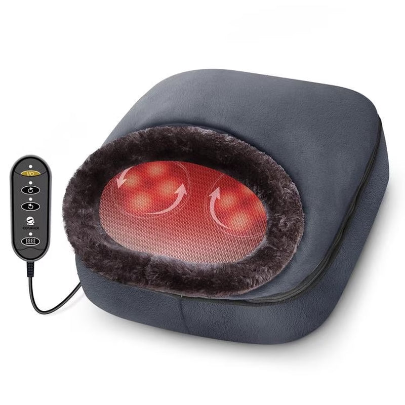 Kneading Shiatsu Foot & Back Massager with Heat, Feet Warmer Machine