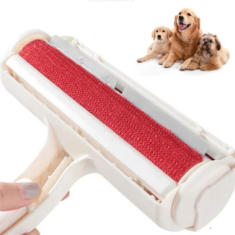 Pet Hair Remover Roller Pet Hair Remov Cleaning Removing Dog Cat Self Cleaning Lint Pet Hair Remover One Hand Operate