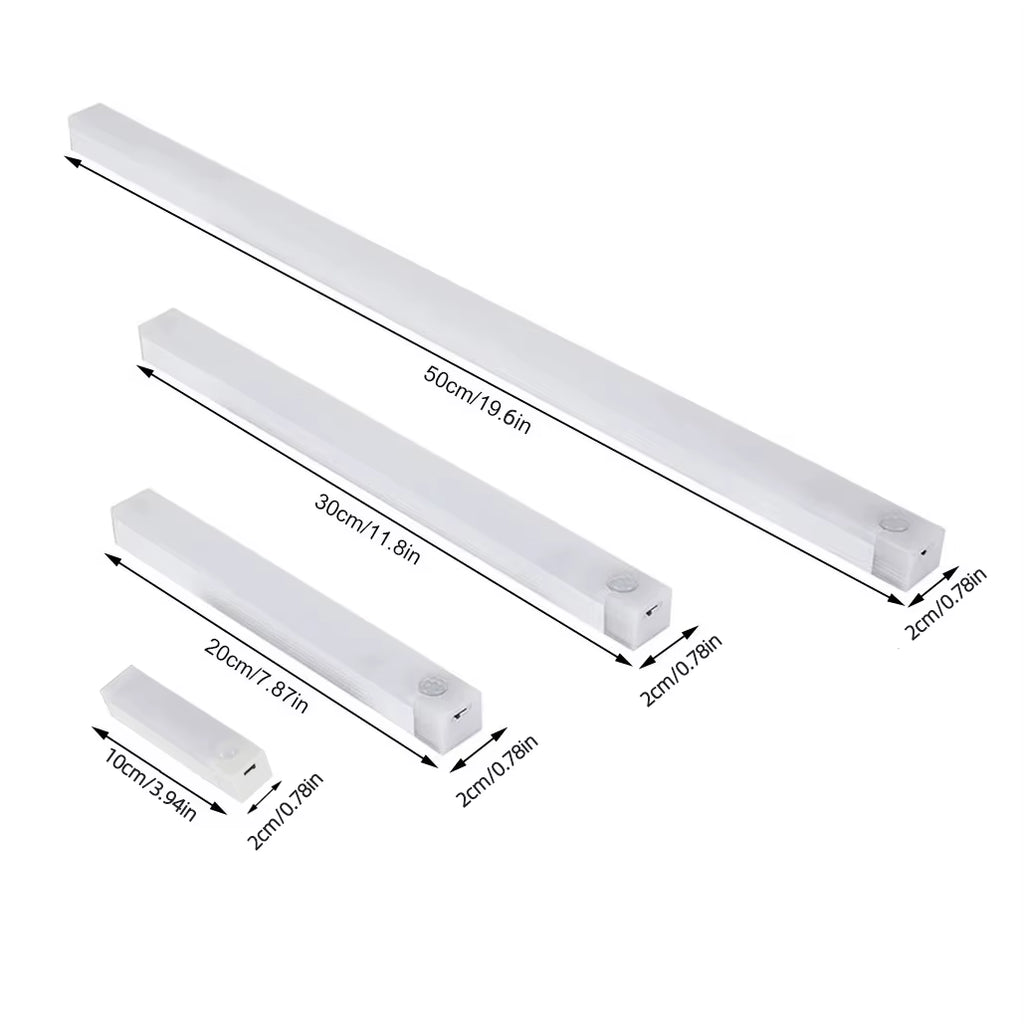 Wireless Rechargeable LED Night Lights Motion Sensor Lights Closet Kitchen Night Lights Bedroom Sensor Light Cabinet Stair Light